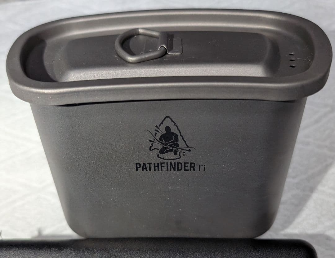 【ほぼ美品】PATHFINDER チタン製アウトドア容器4点セット