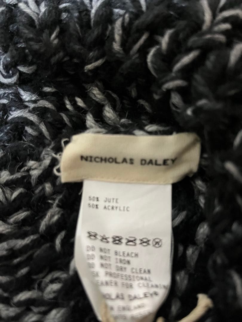 帽子 NICHOLAS DALEY HAND KNITTEDBERET