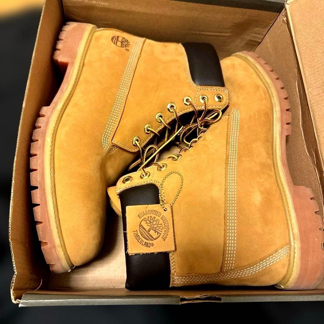 ソール減りなし ティンバーランド 6インチ プレミアムブーツ29cm WHEAT