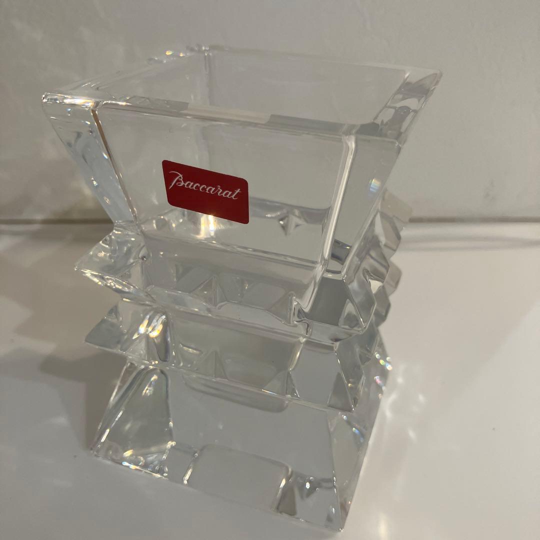 [未使用]バカラ 花瓶 コロンビーヌ Baccarat クリスタル ベース