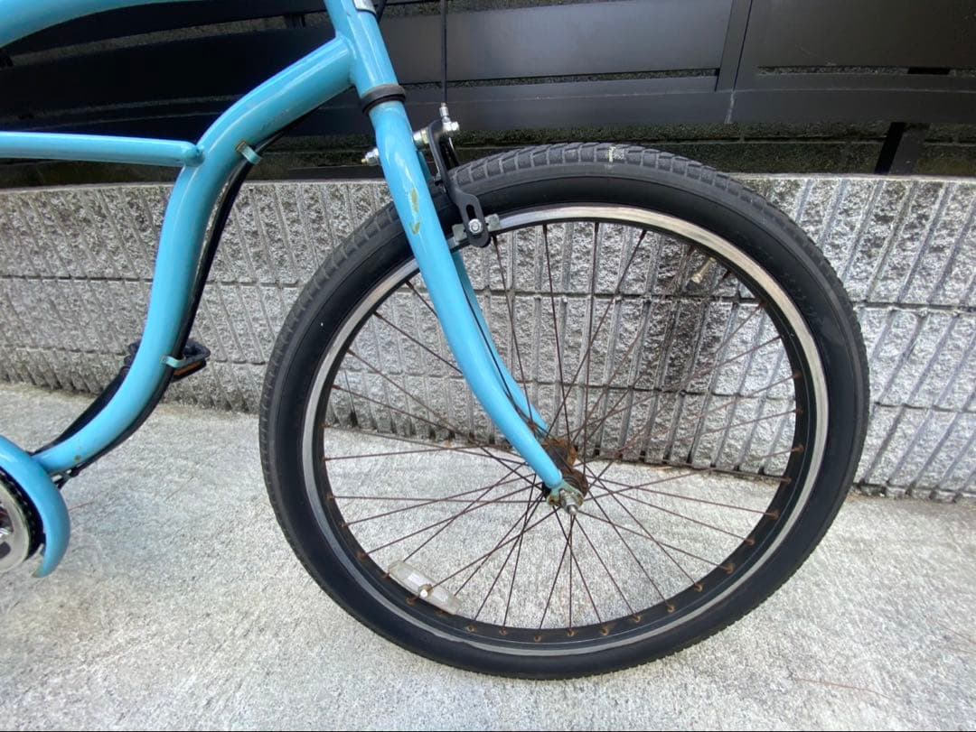 【引き取り限定】HOLLY ビーチクルーザー 26インチ 6段ギア ヴィンテージ