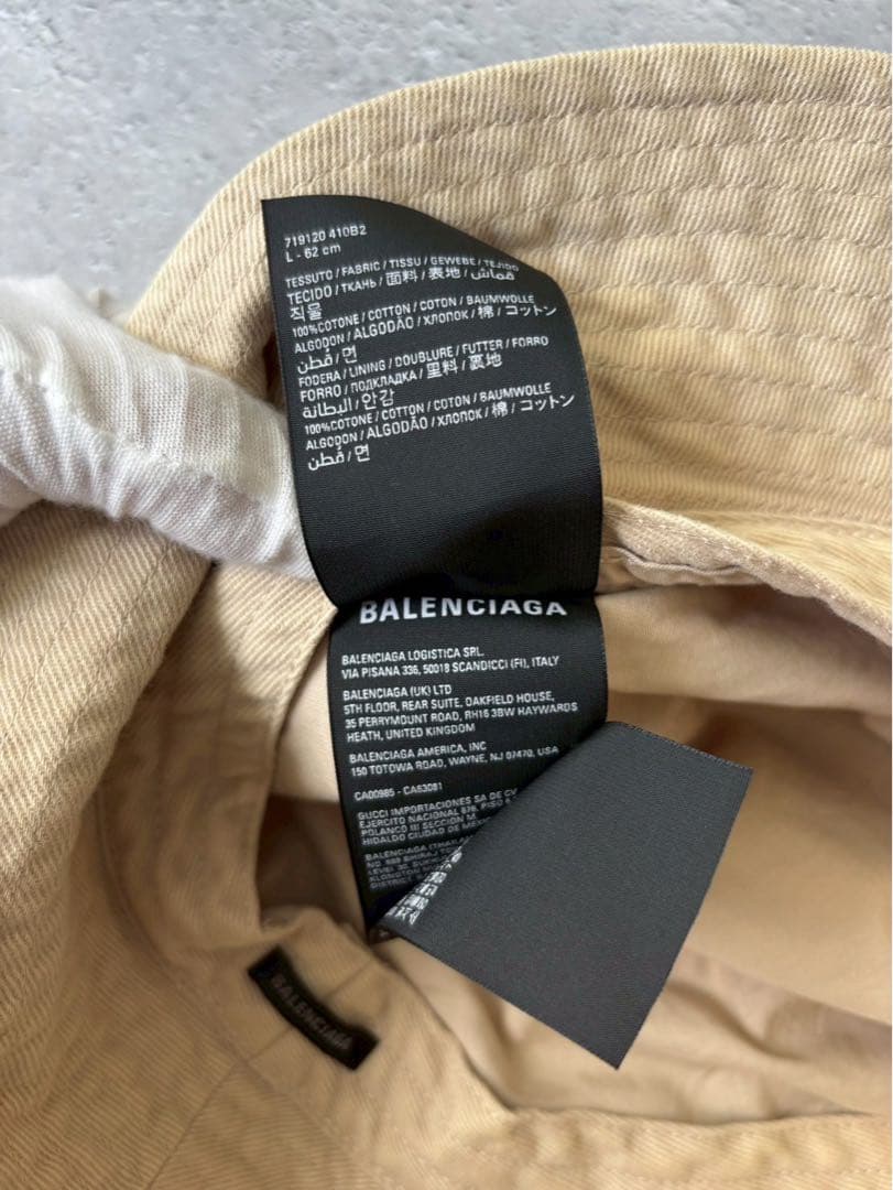 Hca_ ( 即日発送 )　バレンシアガ コットンバケットハット