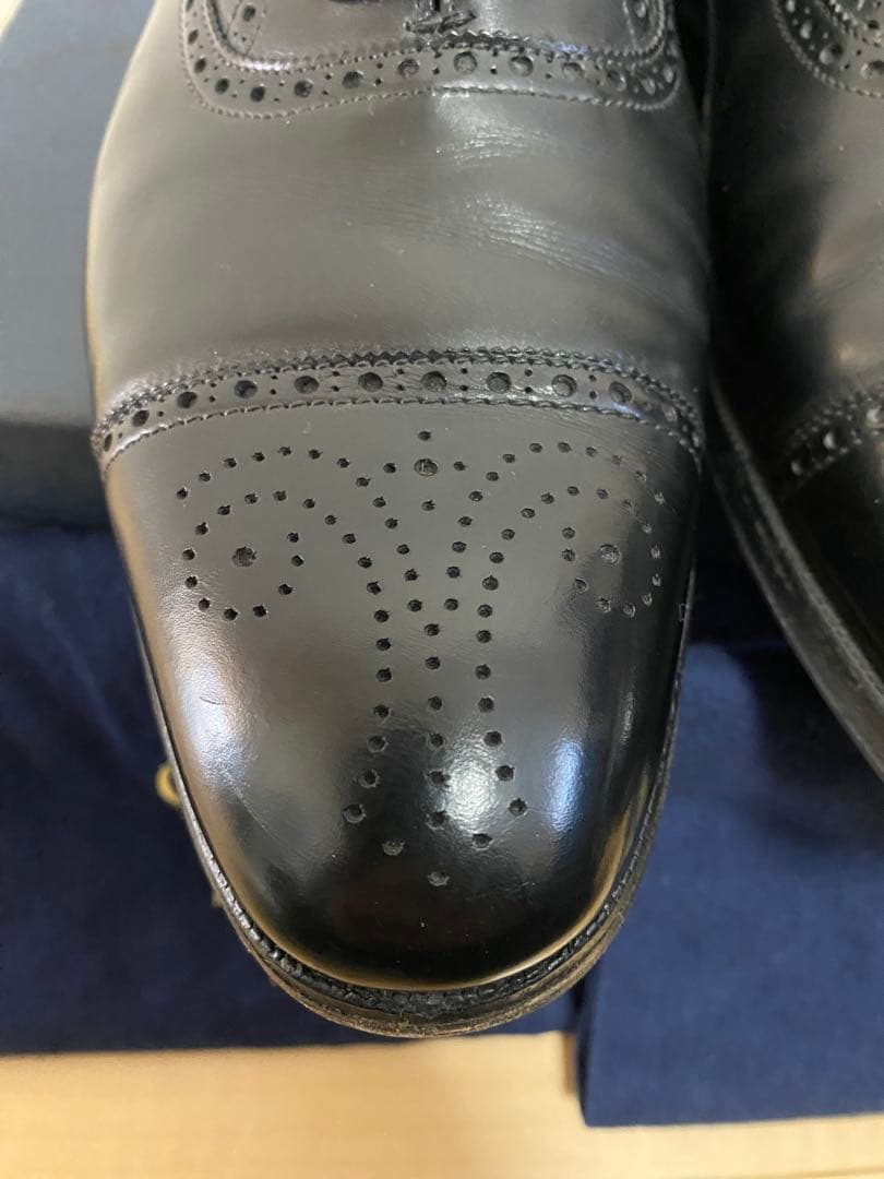 クロケット&ジョーンズ ウェルバック UK7.5D 337 シューツリー付き