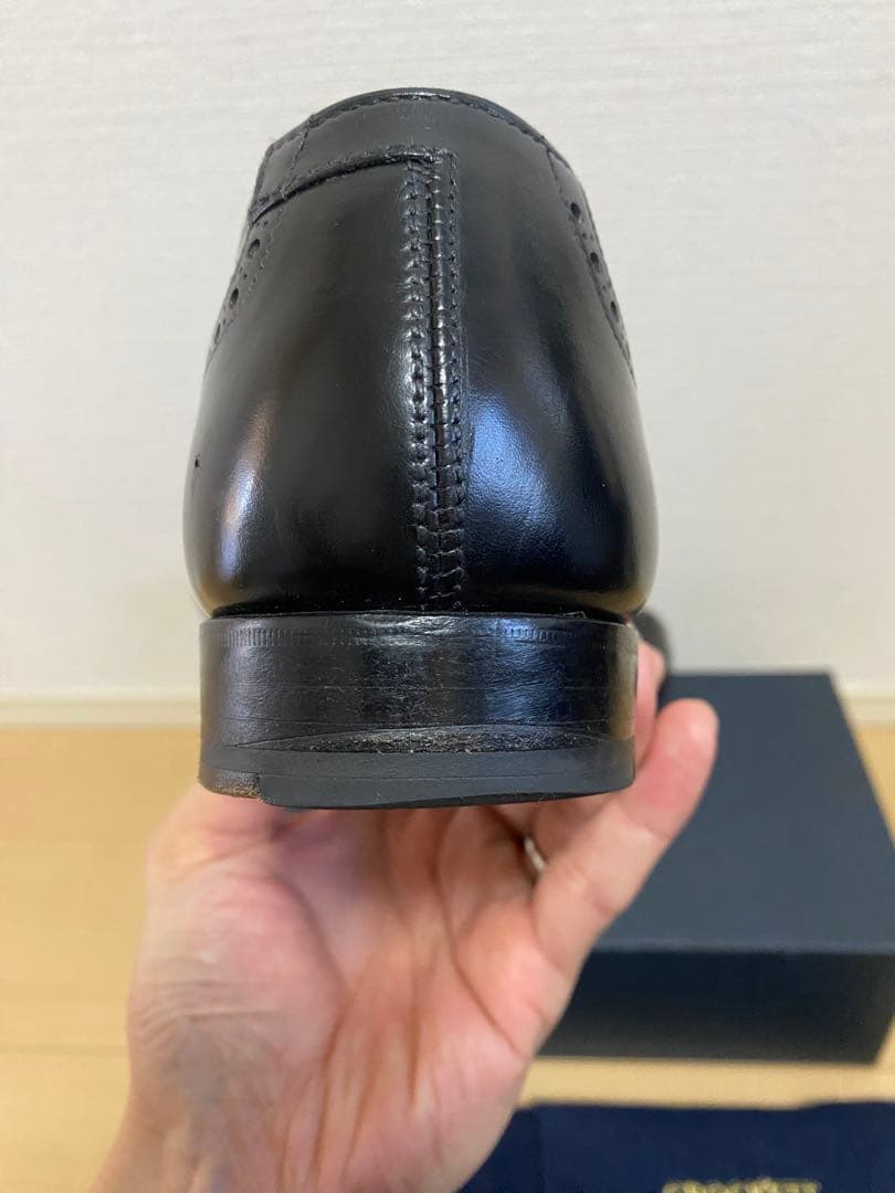 クロケット&ジョーンズ ウェルバック UK7.5D 337 シューツリー付き