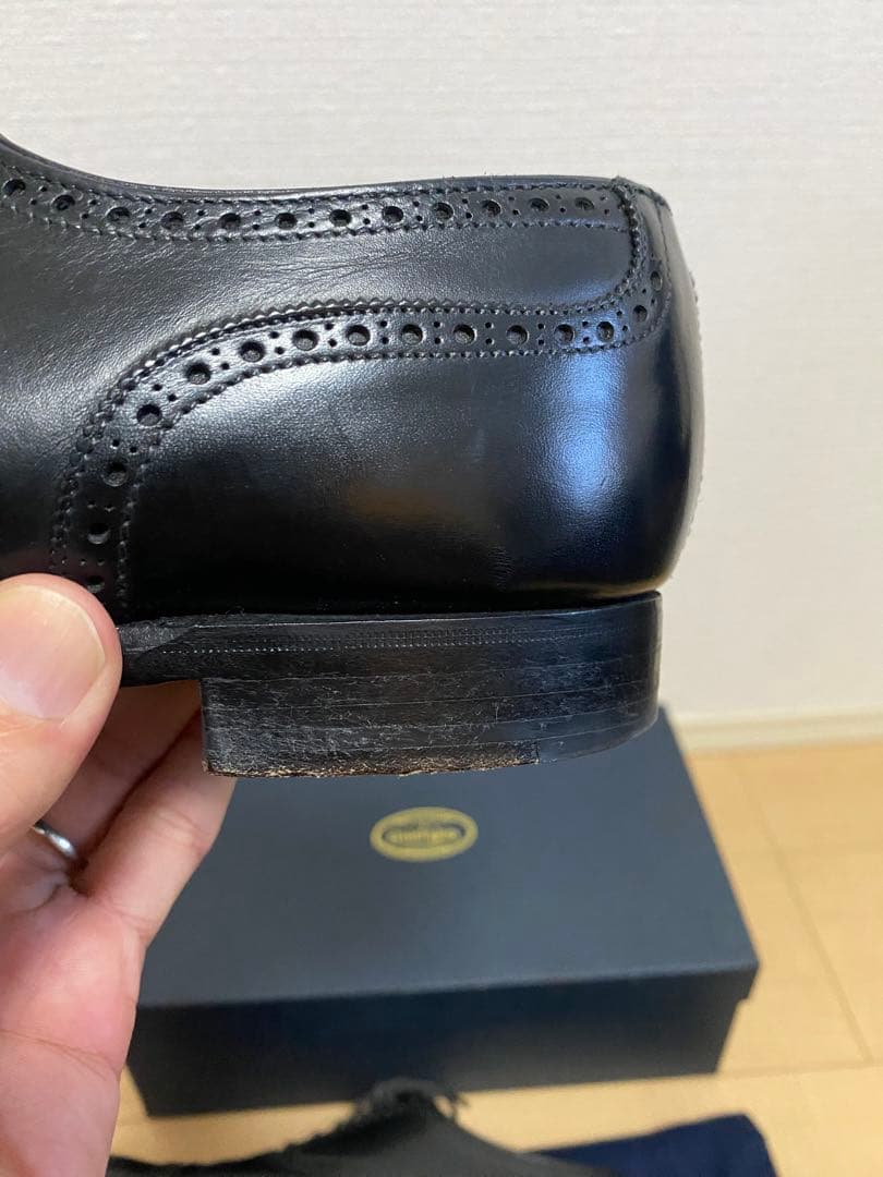 クロケット&ジョーンズ ウェルバック UK7.5D 337 シューツリー付き