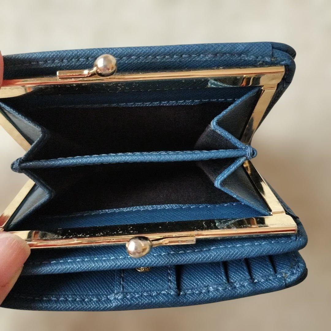 正規品 ヴィヴィアンウエストウッド オーブ 二つ折り財布 ネイビー 美品