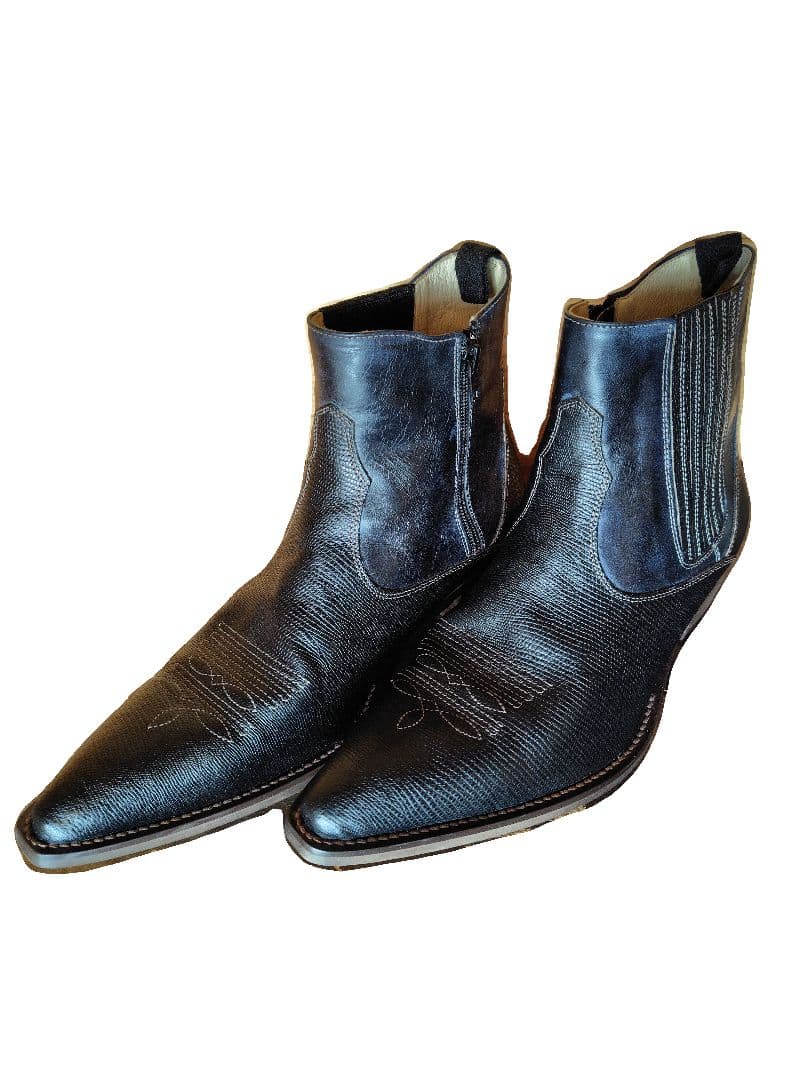 27cm Trakar's ジップ付きサイドゴア ウェスタンブーツ