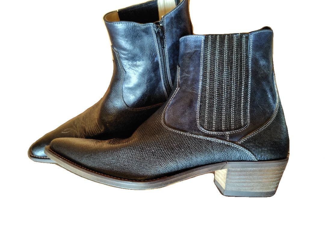 27cm Trakar's ジップ付きサイドゴア ウェスタンブーツ