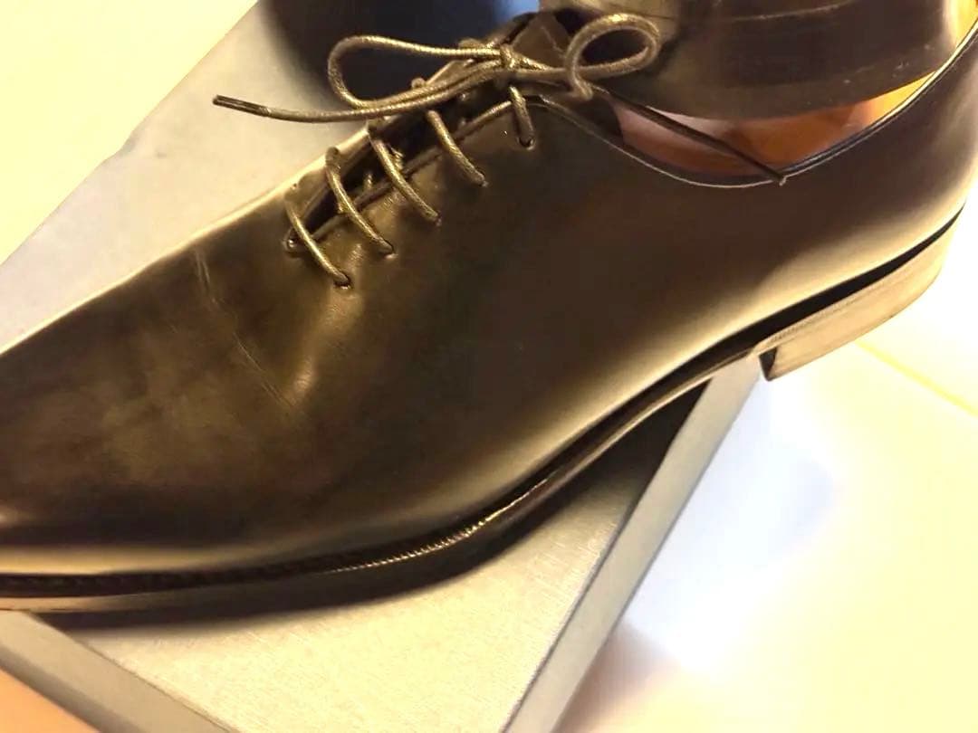 【3回使用の美品】YANKO 黒レザー ドレスシューズ