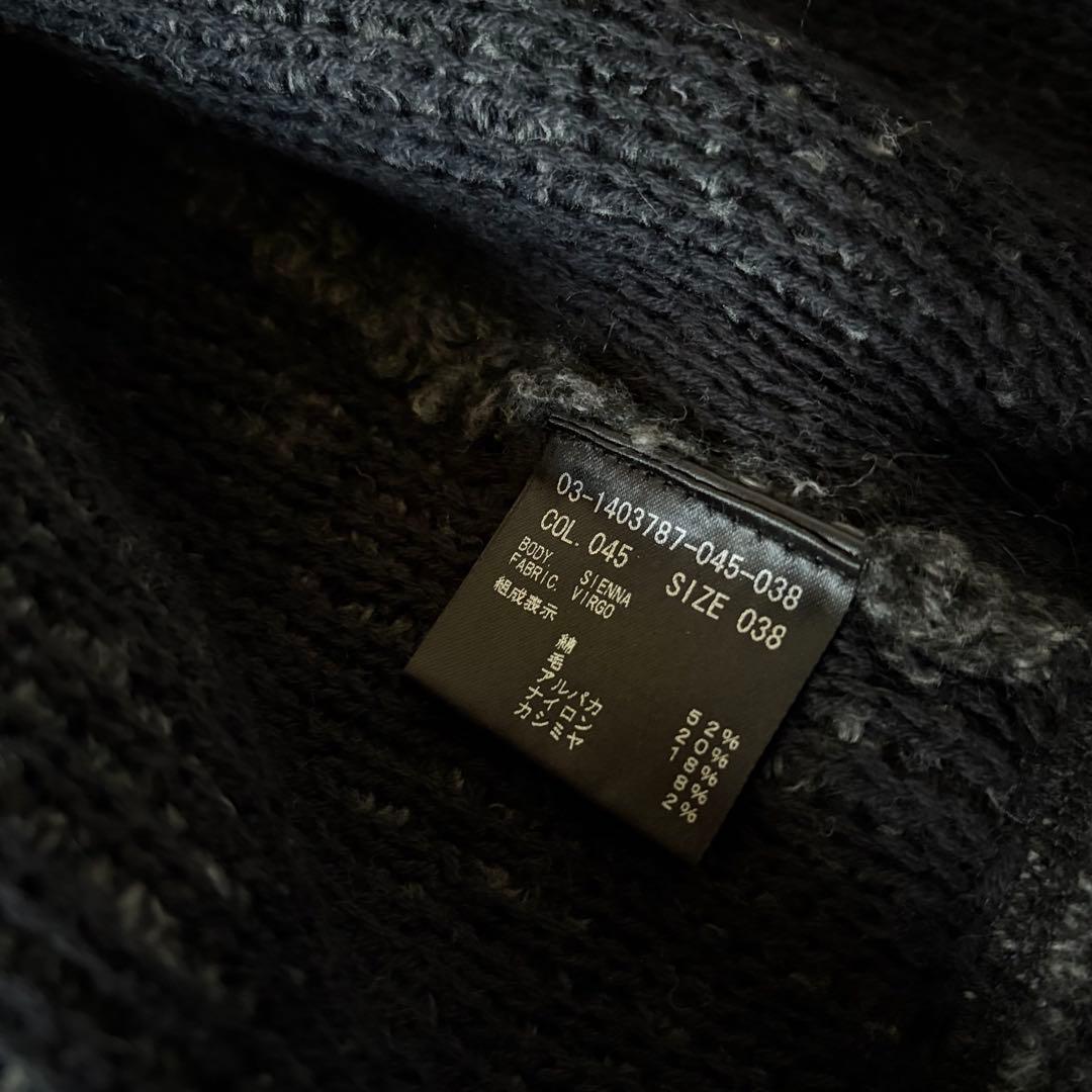 ウ*ん様 セオリーリュクス　アルパカ　カシミヤ　ニットカーデガン　Virgo S