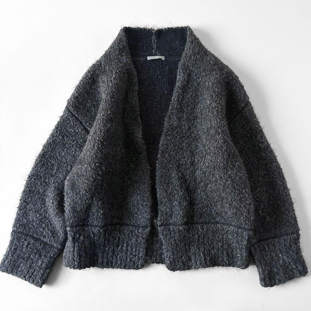 ウ*ん様 セオリーリュクス　アルパカ　カシミヤ　ニットカーデガン　Virgo S