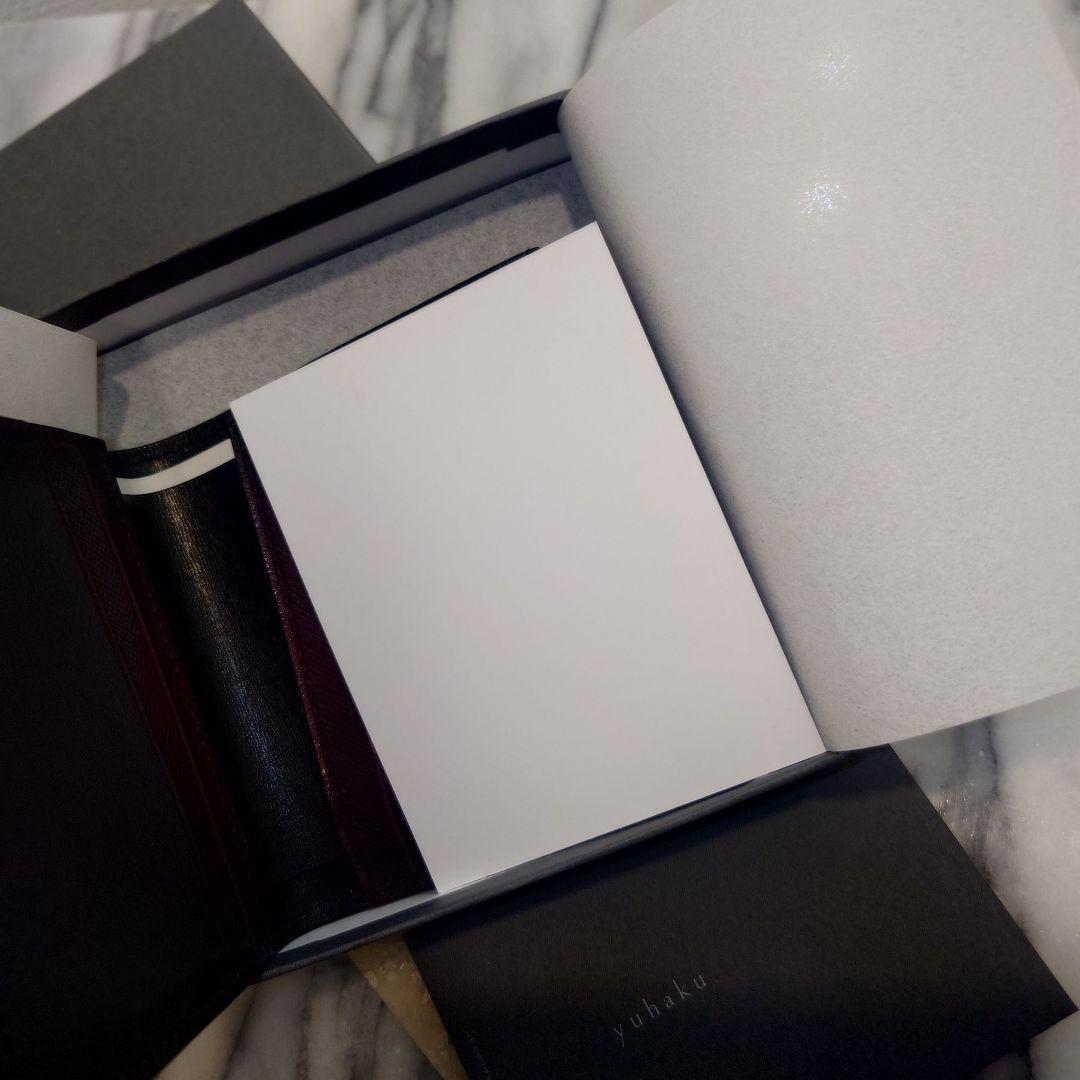 yuhaku ユハク YEV122 薄型二つ折り財布 ワイン