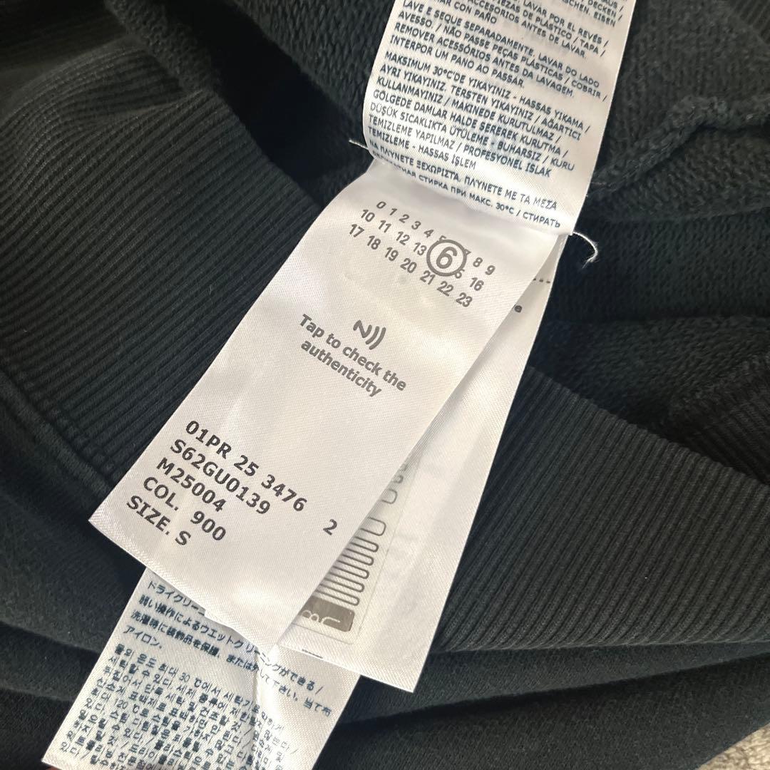 新品未使用 タグ付 MM6 メゾンマルジェラ ナンバリング スウェット S