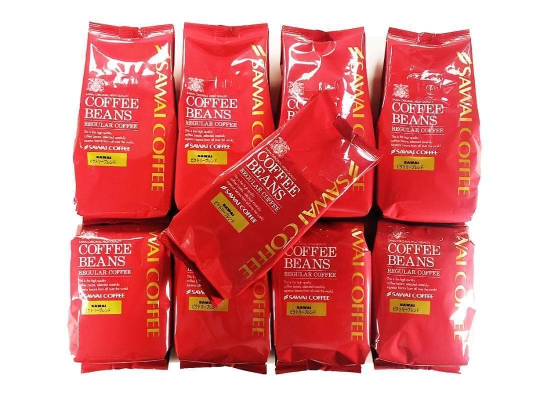 【新品・9袋】澤井珈琲 ビクトリーブレンド 約450杯分 中挽き 粉 珈琲 焙煎