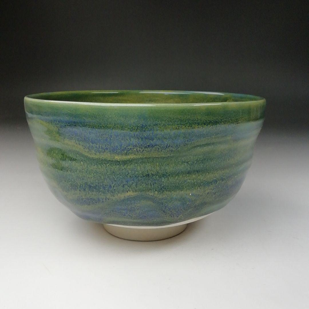 Ｔ６６２　茶碗　『九谷焼』『深厚釉　茶碗』『三代　三ツ井詠一(為吉)造』　共箱