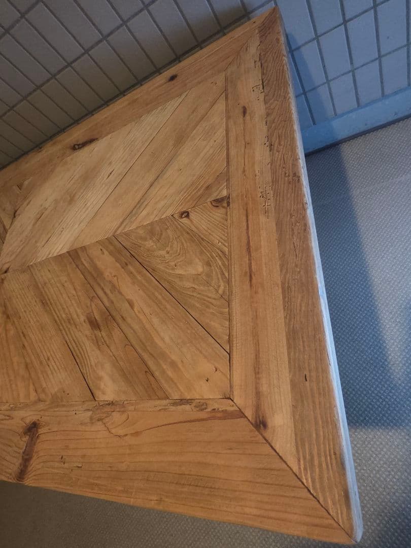 天然木 リビングテーブル ヴィンテージ調 センターテーブル ローテーブル お