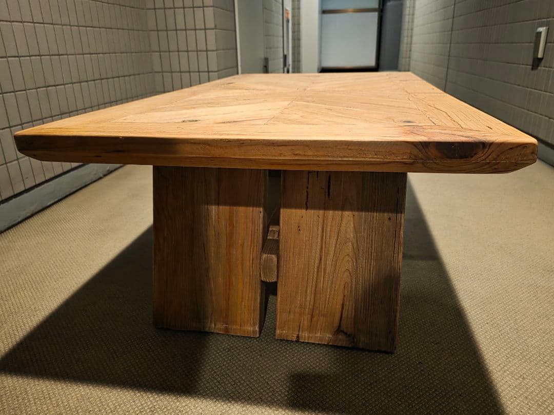 天然木 リビングテーブル ヴィンテージ調 センターテーブル ローテーブル お