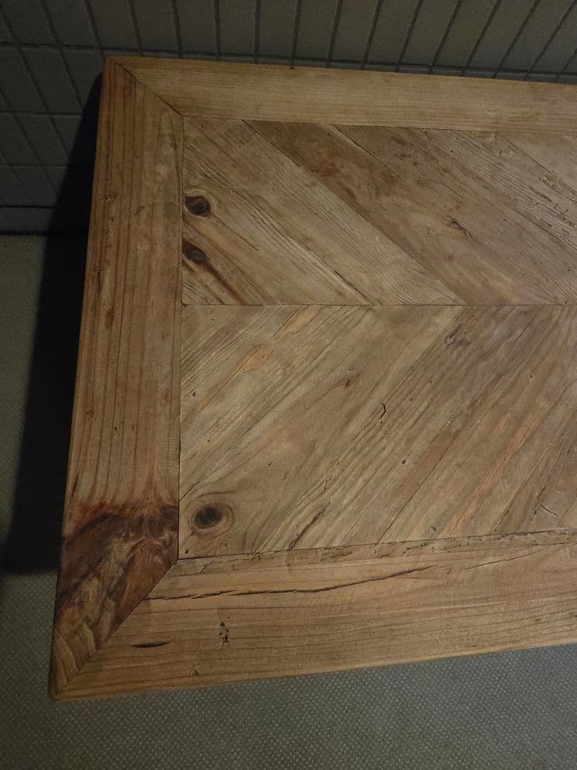 天然木 リビングテーブル ヴィンテージ調 センターテーブル ローテーブル お