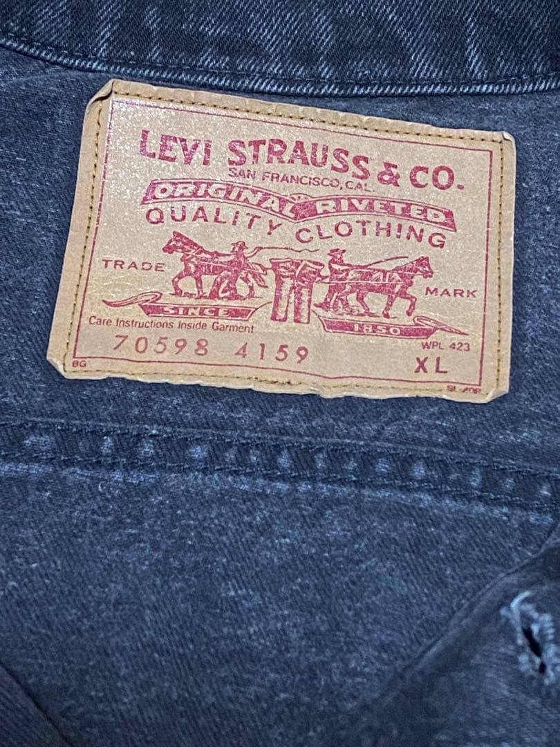 USA製 90s Levi's 70598 4159 XL ブラック