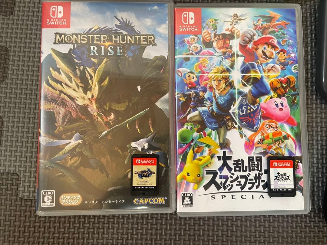 Nintendo Switch プロコン　スマブラ　モンハン　ソフト付き