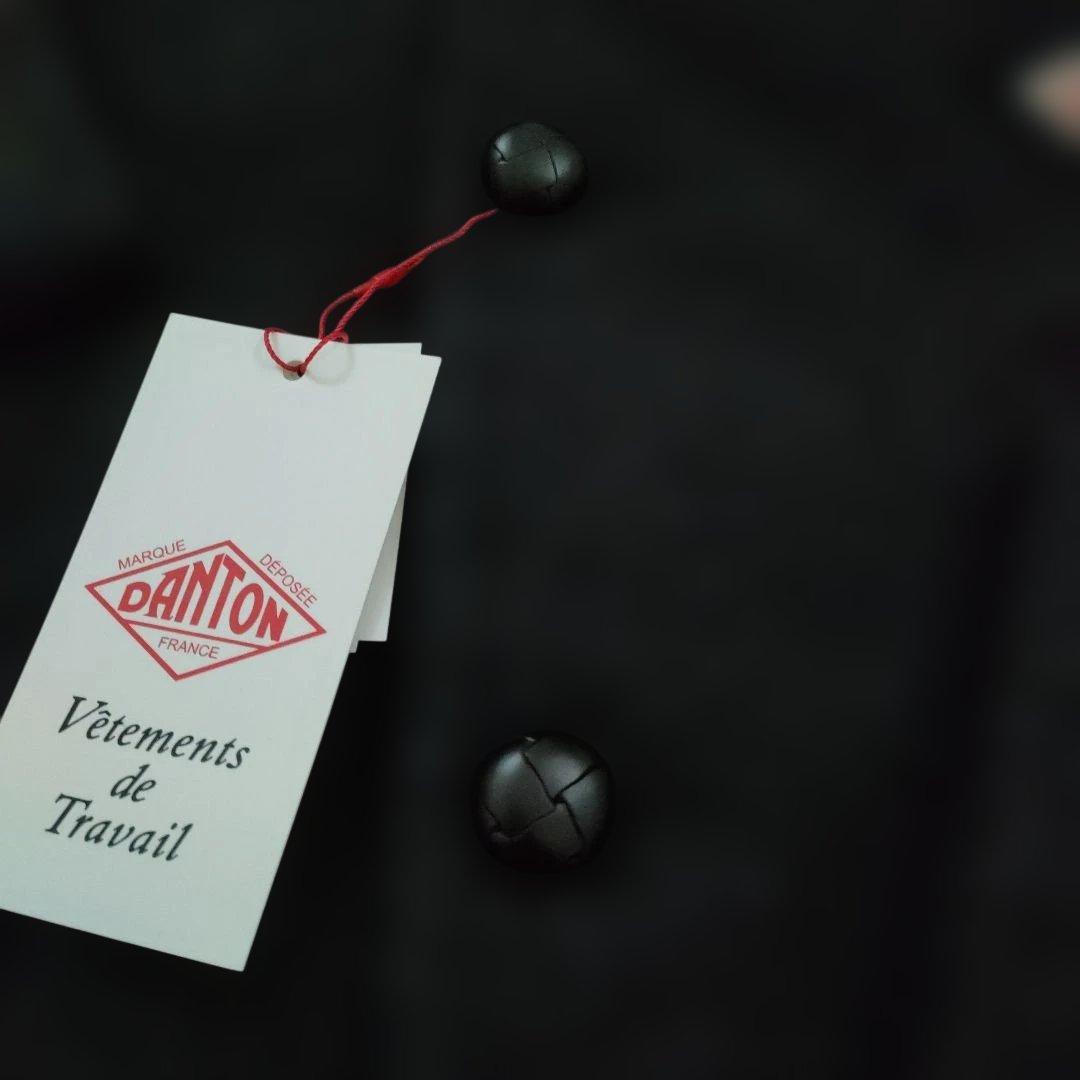 タグ付未使用　ダントン　ウールモッサフードコート　グレー色