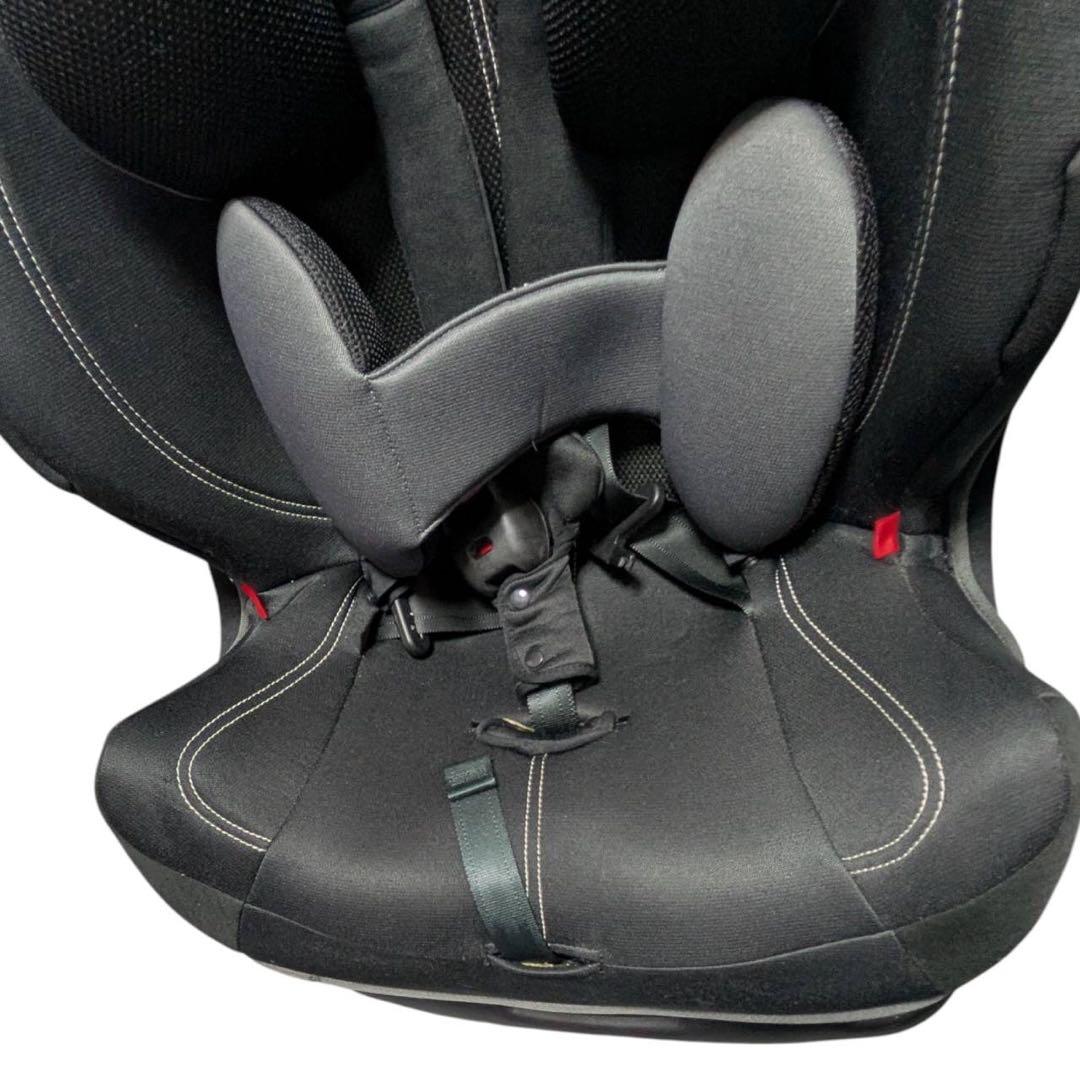 美品 エールべべ スイングムーン プレミアムS 黒 チャイルドシート ジュニア