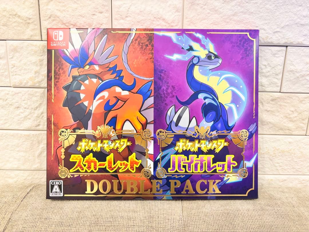 ポケットモンスター SV スカーレット バイオレット　ダブルパック アートブック