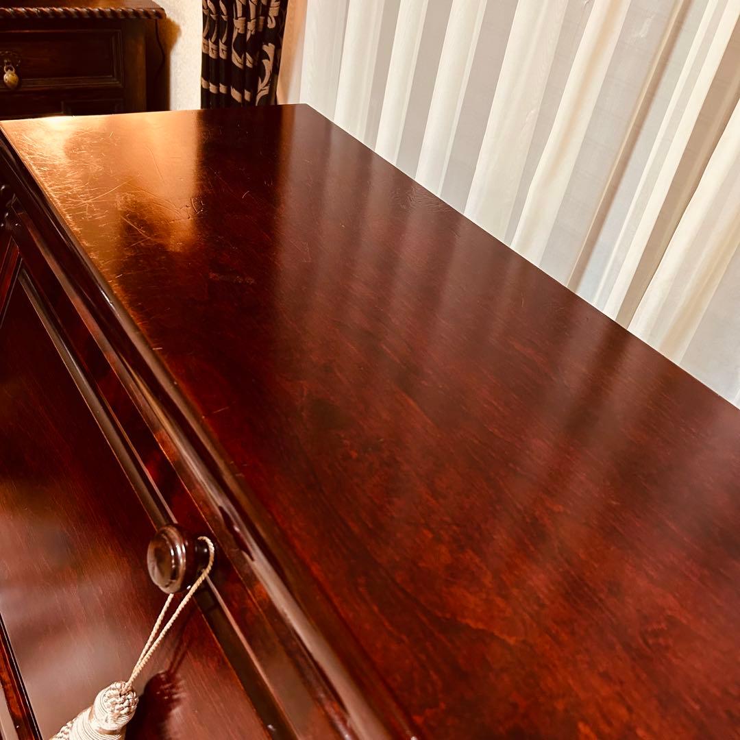 民芸家具　ライティングビューロー　長谷川家具　旭川家具 アンティーク　チェスト