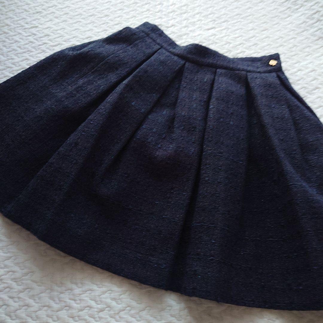 ＊新品＊ケイトスペード　ネイビーツイード ジャケットスカートブラウスセット160