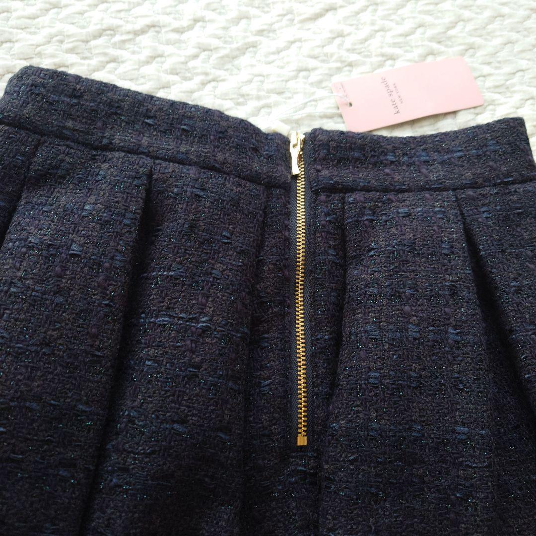 ＊新品＊ケイトスペード　ネイビーツイード ジャケットスカートブラウスセット160