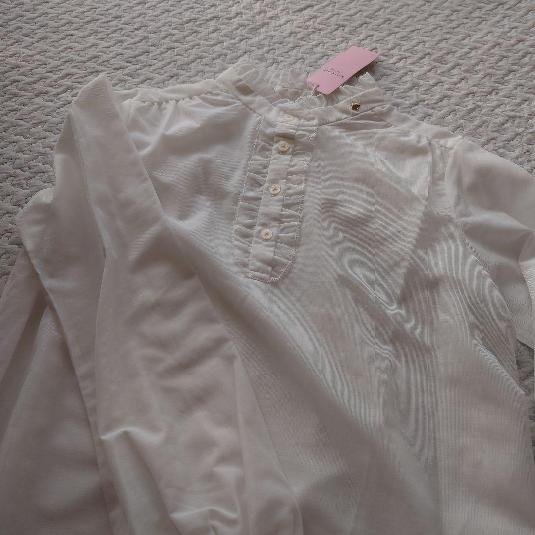 ＊新品＊ケイトスペード　ネイビーツイード ジャケットスカートブラウスセット160