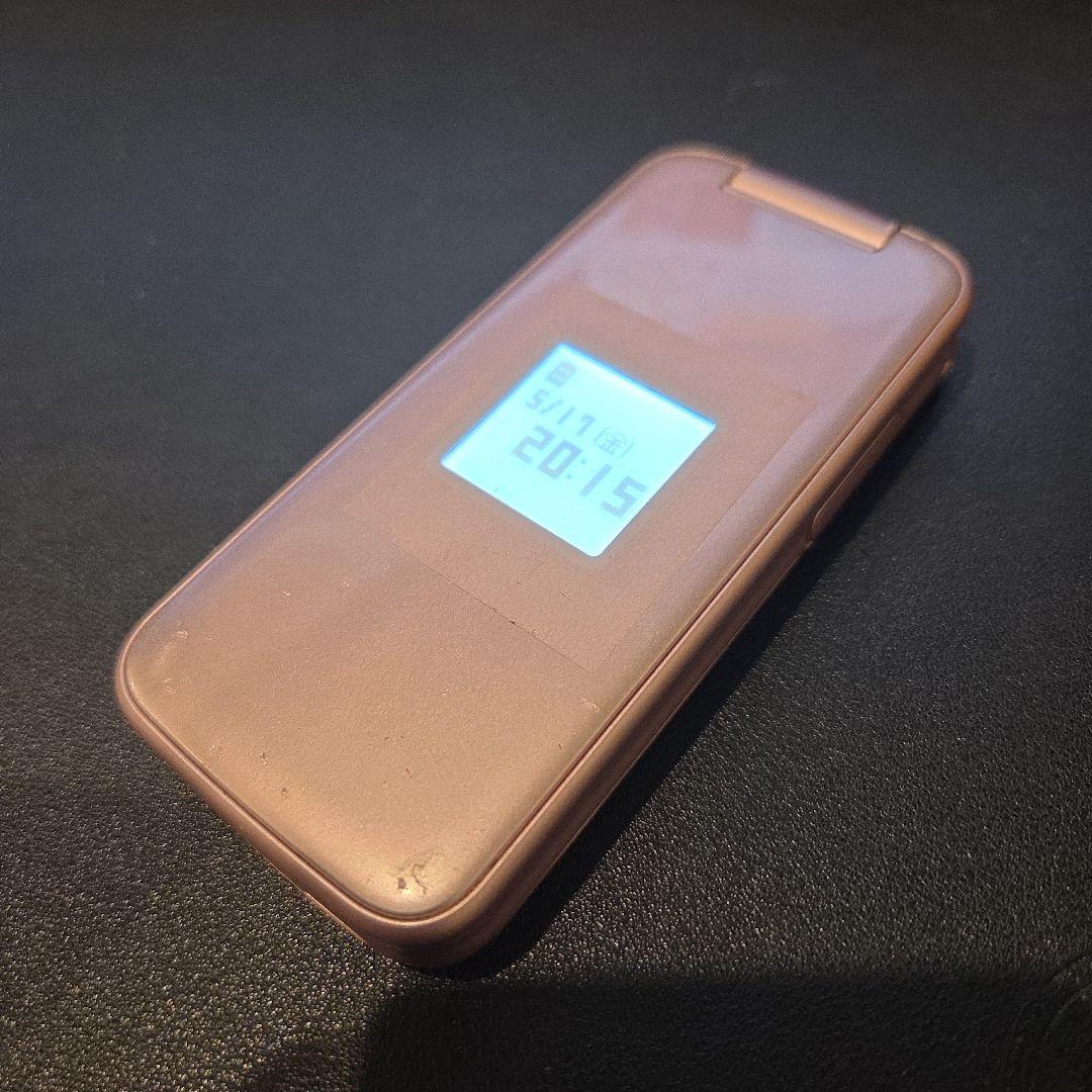 24時間以内発送 F-01M ピンク docomoドコモ らくらくホン 中古美品