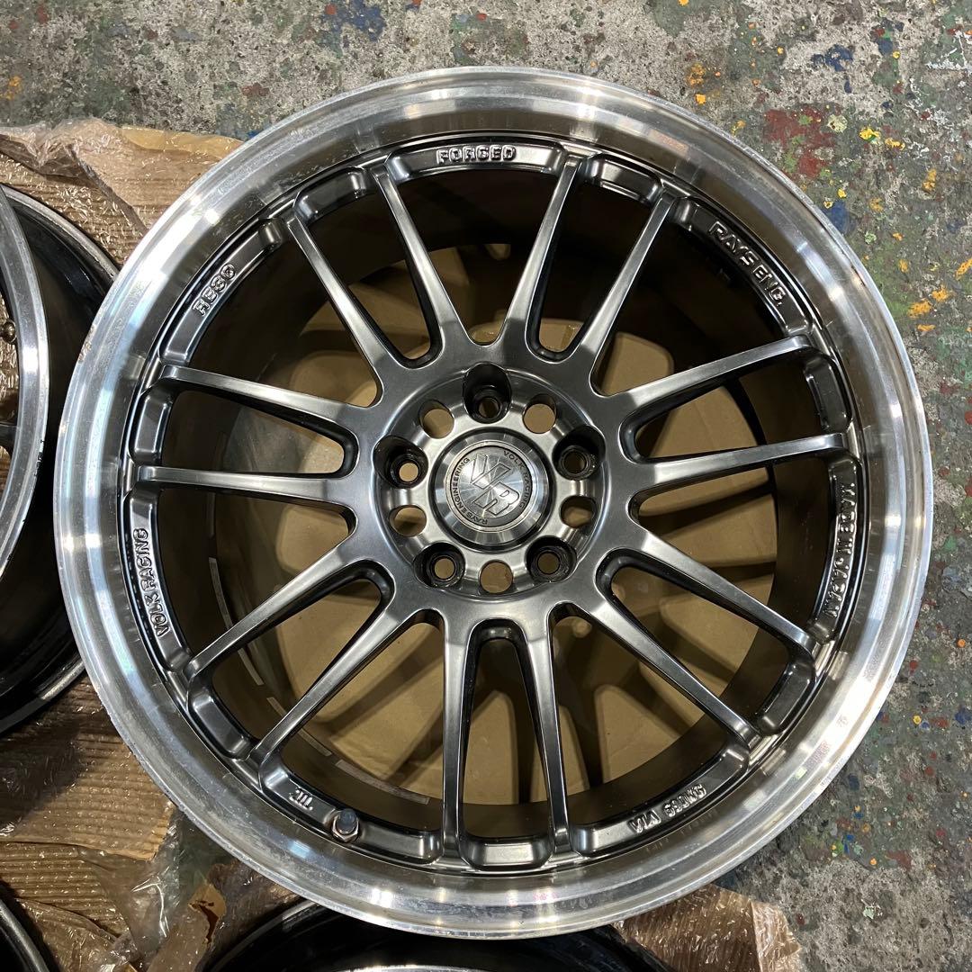 w*n様 レイズ RE30 18インチ 9J+35 PCD114.3 5H 4本