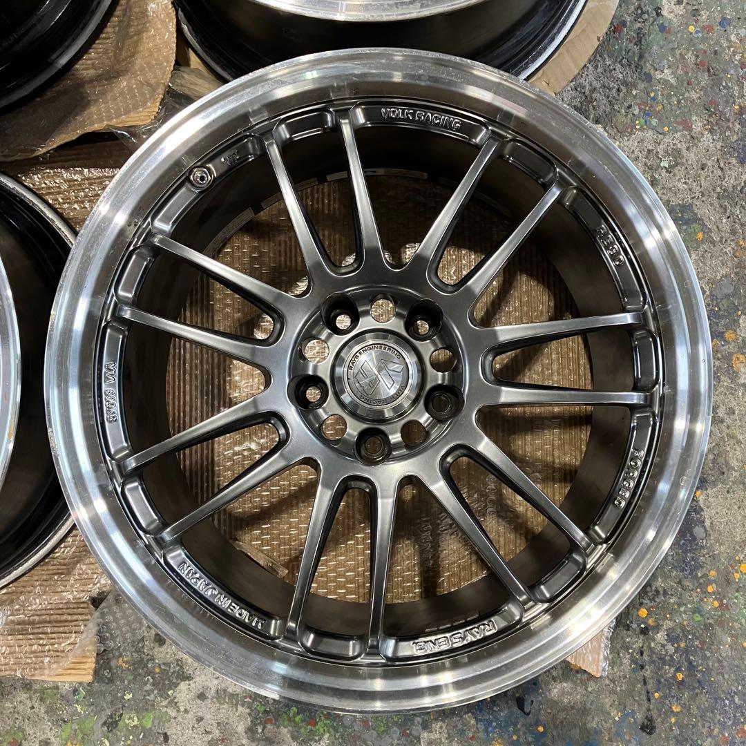 w*n様 レイズ RE30 18インチ 9J+35 PCD114.3 5H 4本