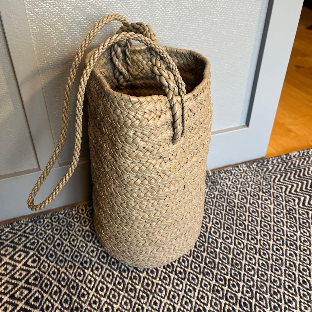 Aeta レザーカゴバック CYLINDER BASKET W HANDLE