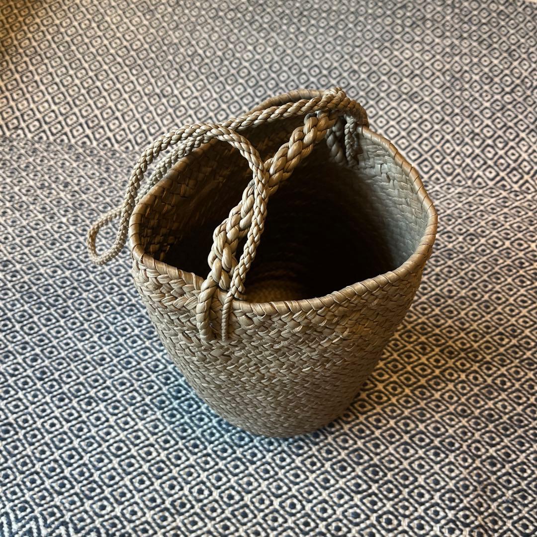 Aeta レザーカゴバック CYLINDER BASKET W HANDLE