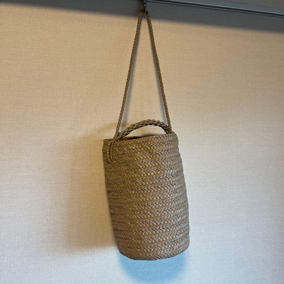 Aeta レザーカゴバック CYLINDER BASKET W HANDLE