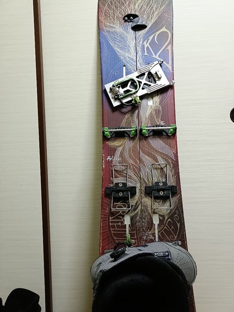 K2スノボブーツ、ビンディングセット
