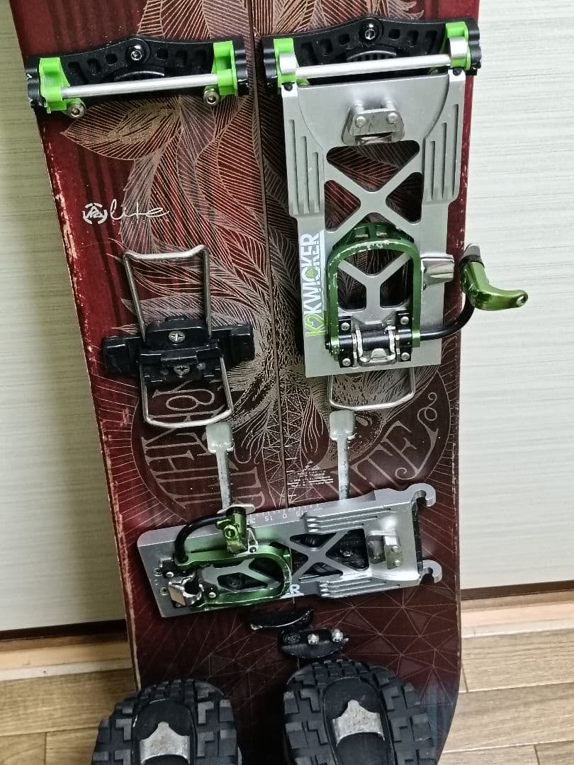 K2スノボブーツ、ビンディングセット