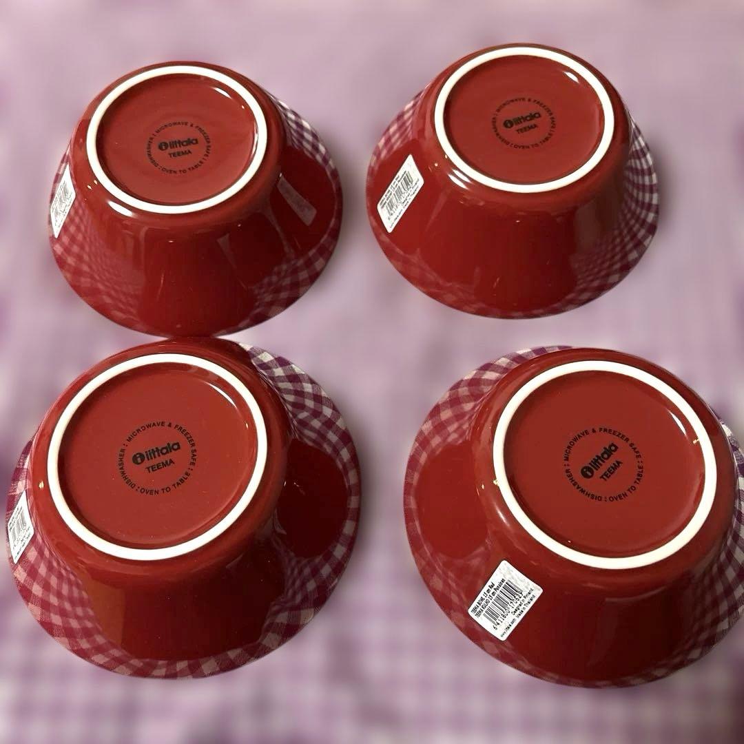 イッタラ　 ティーマ　ボウル　レッド