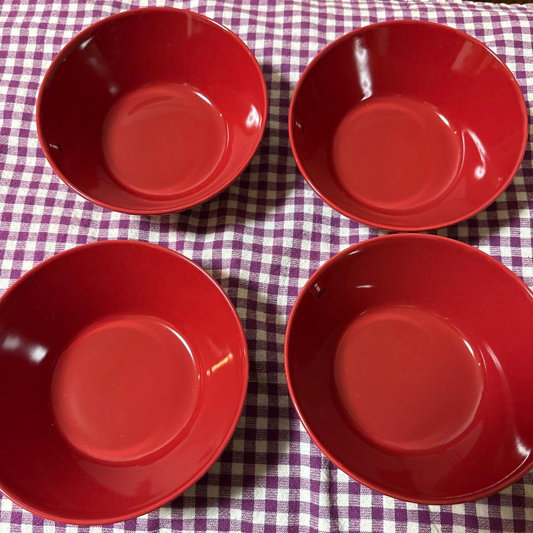 イッタラ　 ティーマ　ボウル　レッド