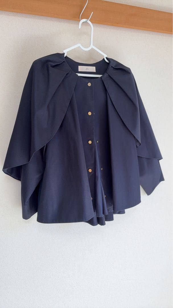 Heve へイヴ HANABIRAトレンチ ネイビー