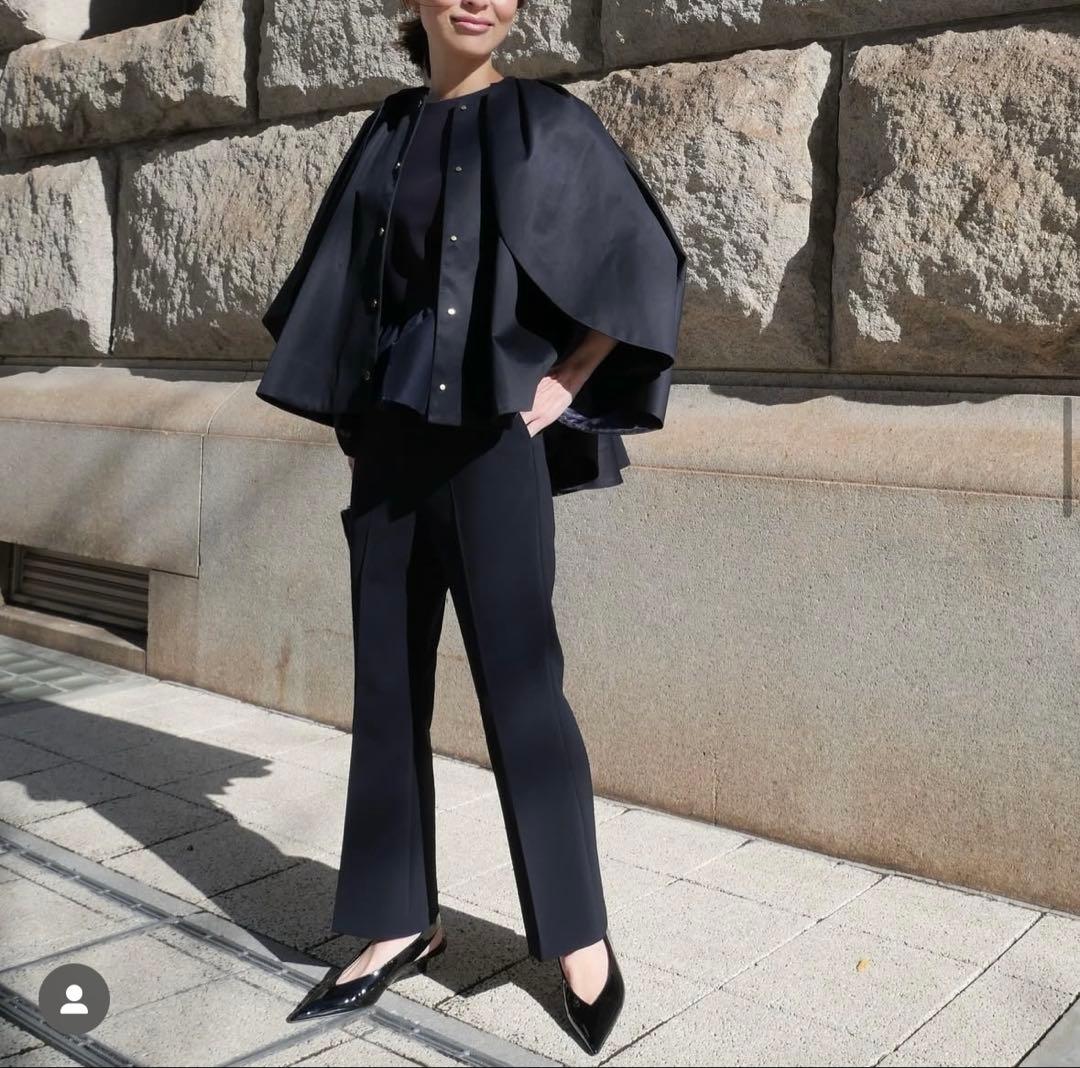 Heve へイヴ HANABIRAトレンチ ネイビー