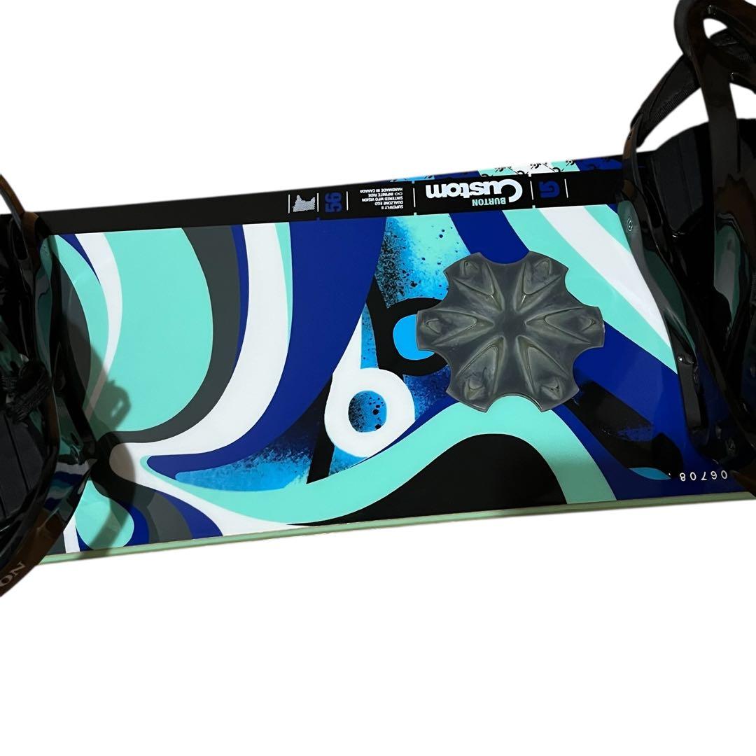 BURTON custom 156cm セット& CSB スノーボードケース付き