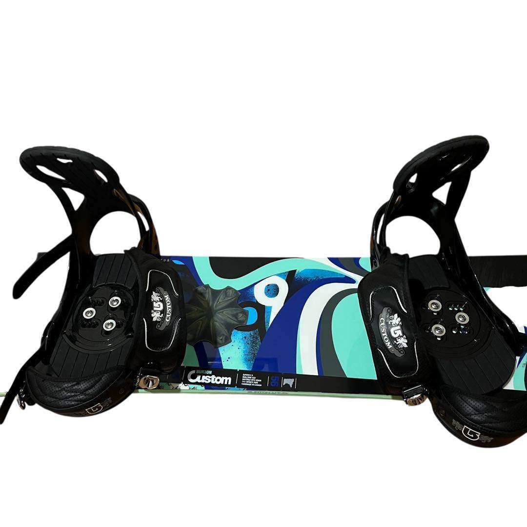BURTON custom 156cm セット& CSB スノーボードケース付き