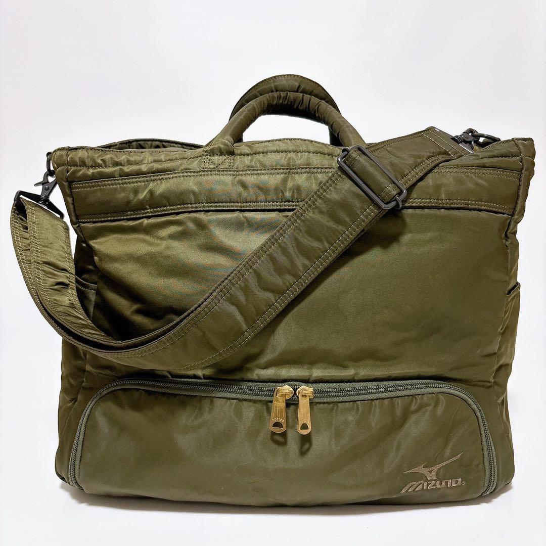 《希少》ポーター×ミズノ タンカーボストンバッグ 2way ゴルフ ジム カーキ