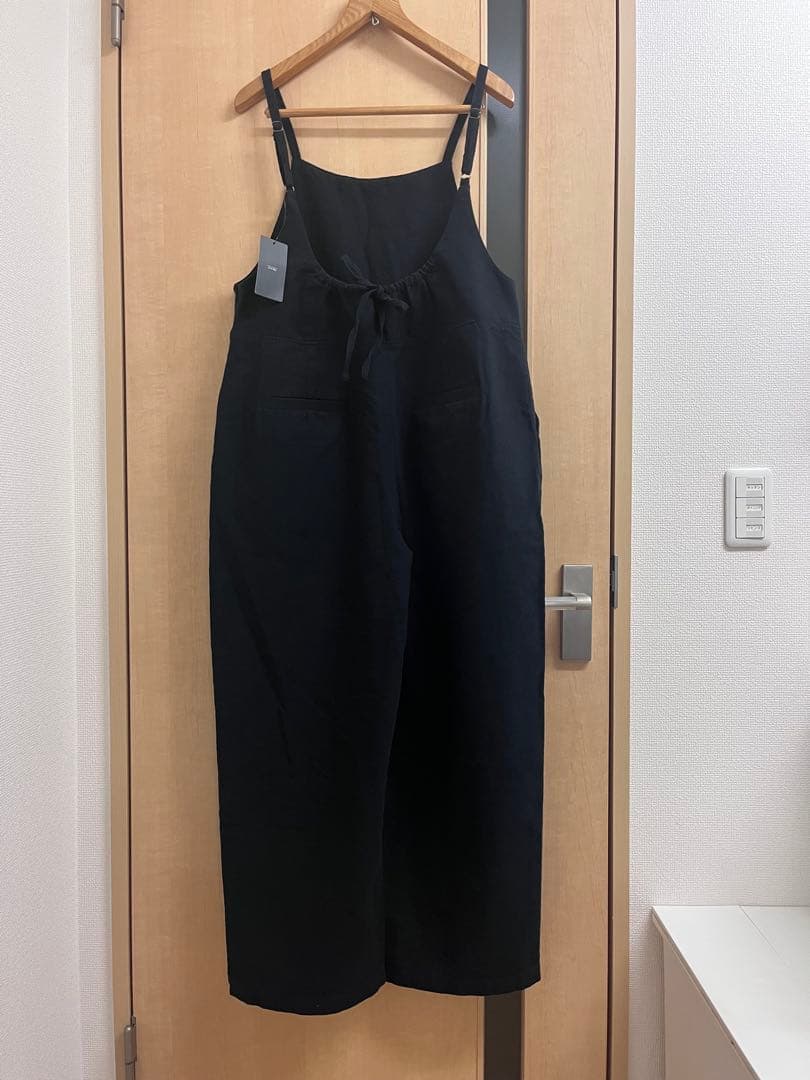 ⭐︎ゆうこりん⭐︎　コットンリネンBACKギャザーサロペット