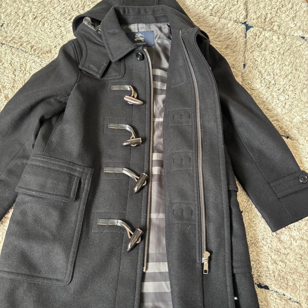 【美品✨】バーバリーロンドン　ダッフルコート　カシミヤ　2way ロングコート