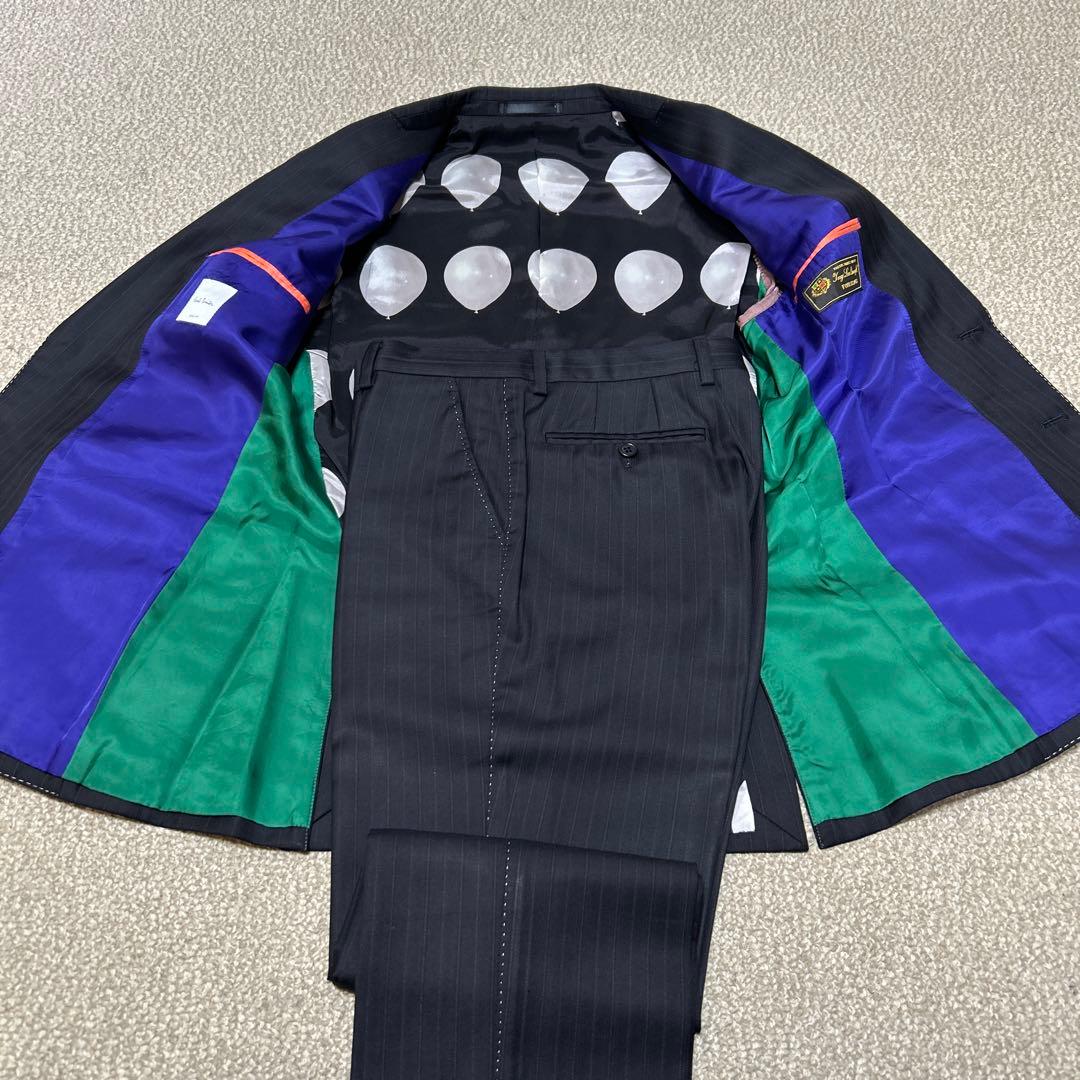 る*な様 ポールスミス ブラック ストライプ ビジネススーツ