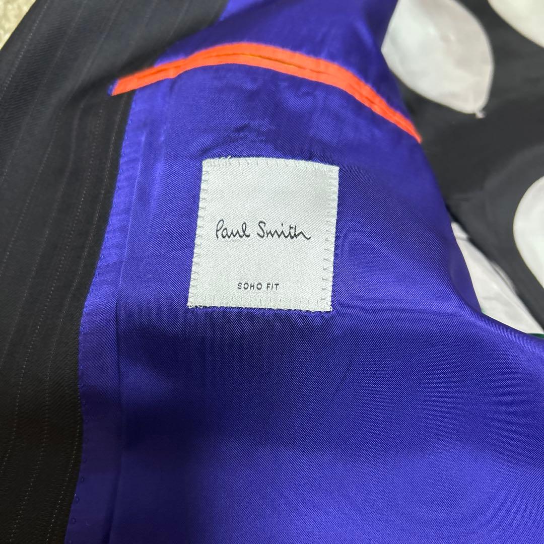 る*な様 ポールスミス ブラック ストライプ ビジネススーツ